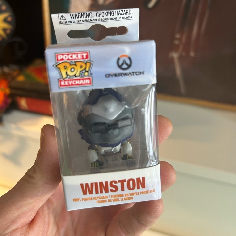 Funko Pocket Pop! Overwatch Keychain - Winston - Picture 2 of 6